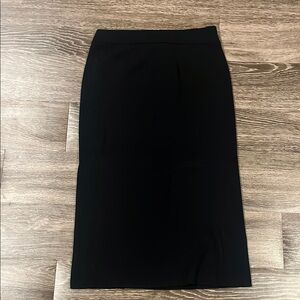 Eileen Fisher Classic Black Pencil Skirt